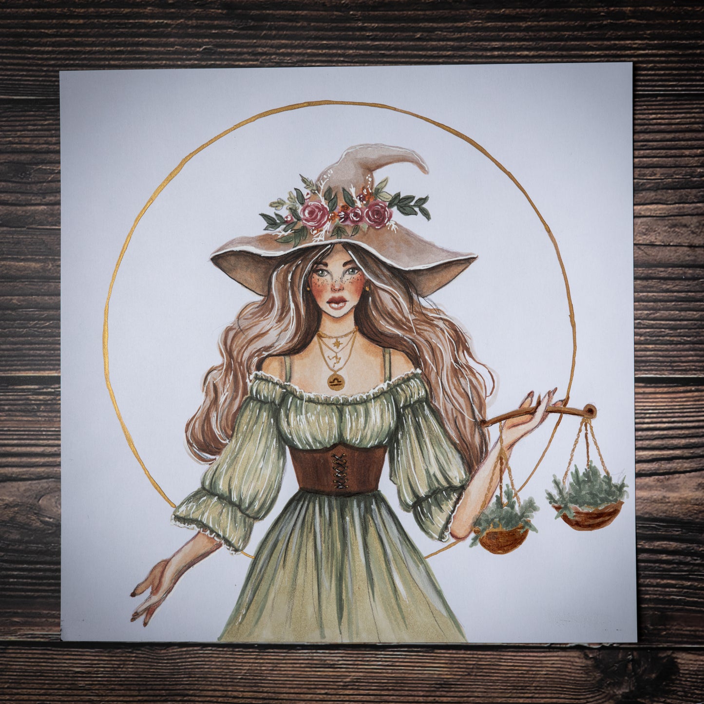 Harmony of Balance: Original Copic Marker Illustration