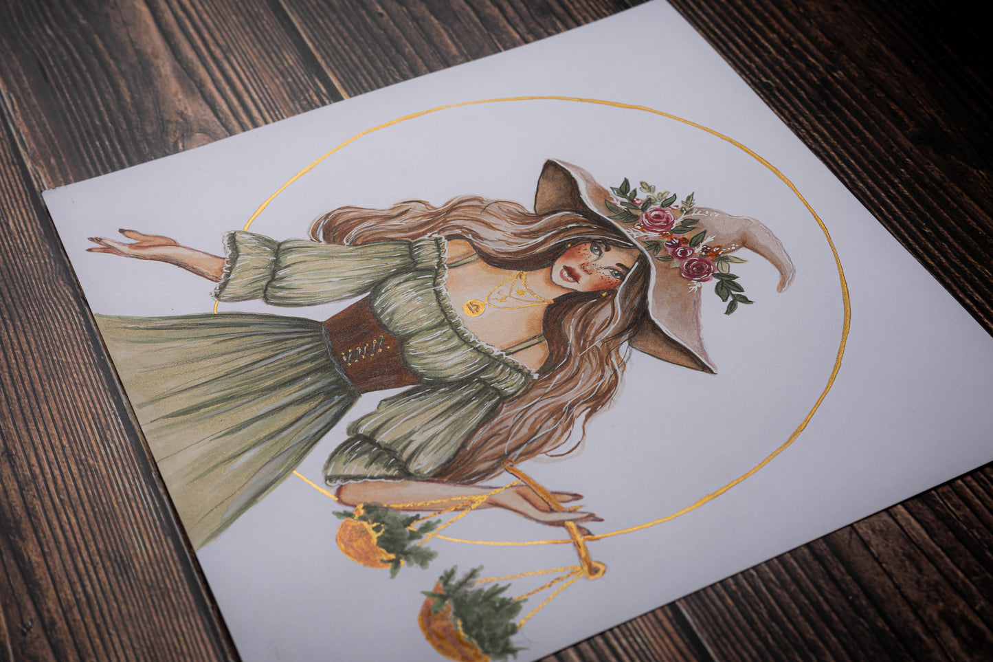 Harmony of Balance: Original Copic Marker Illustration