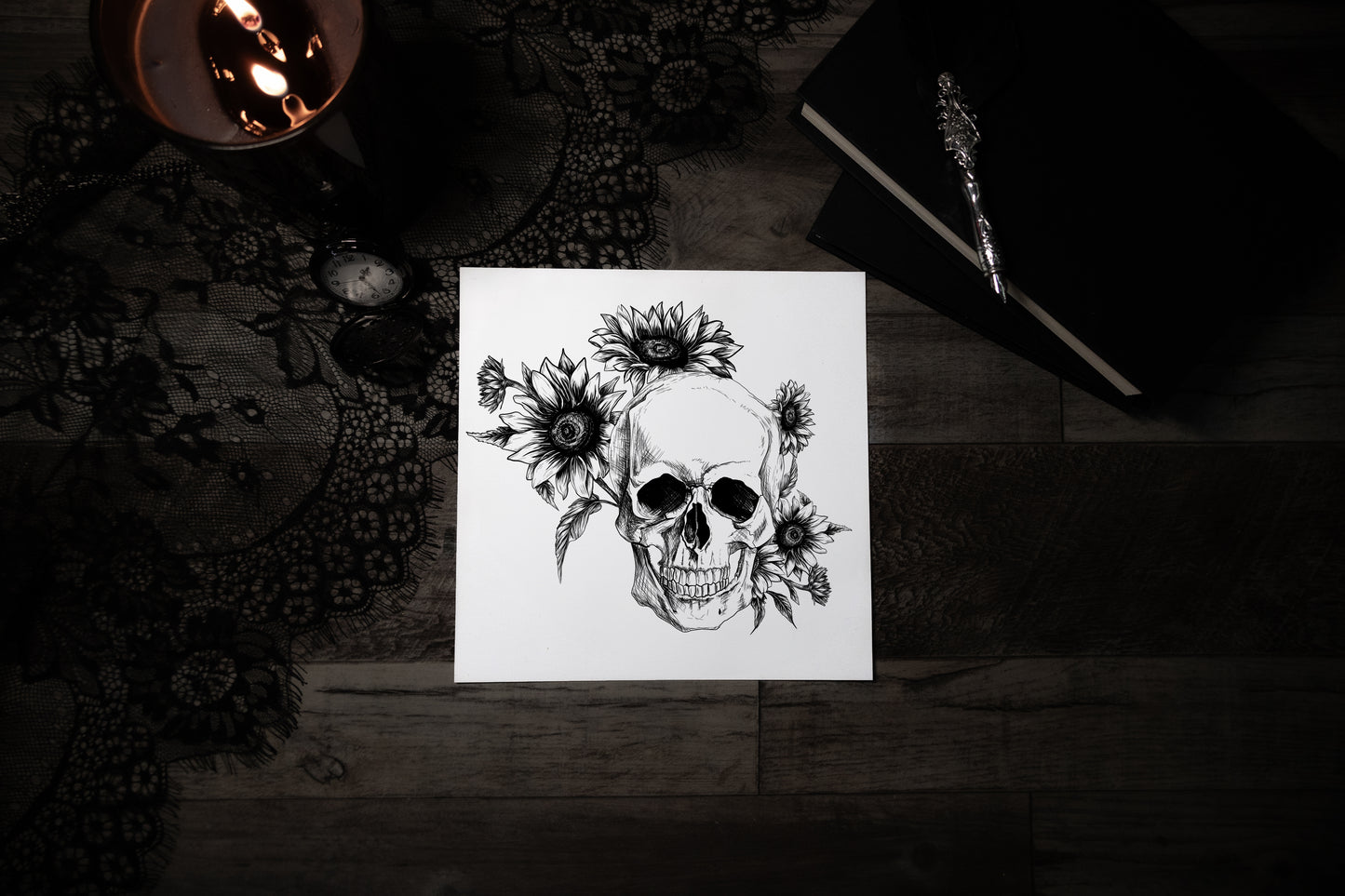 Bones Beneath Sunflowers