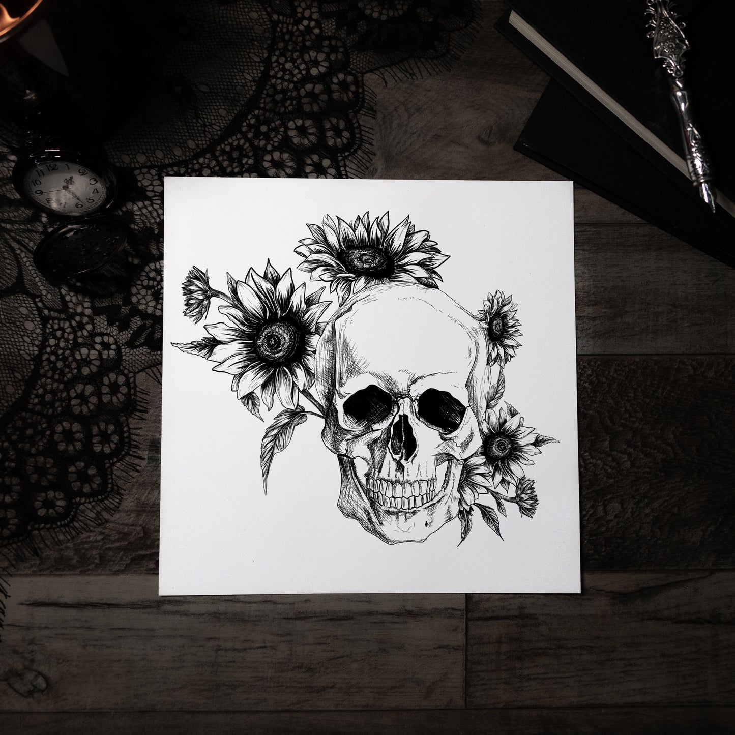 Bones Beneath Sunflowers