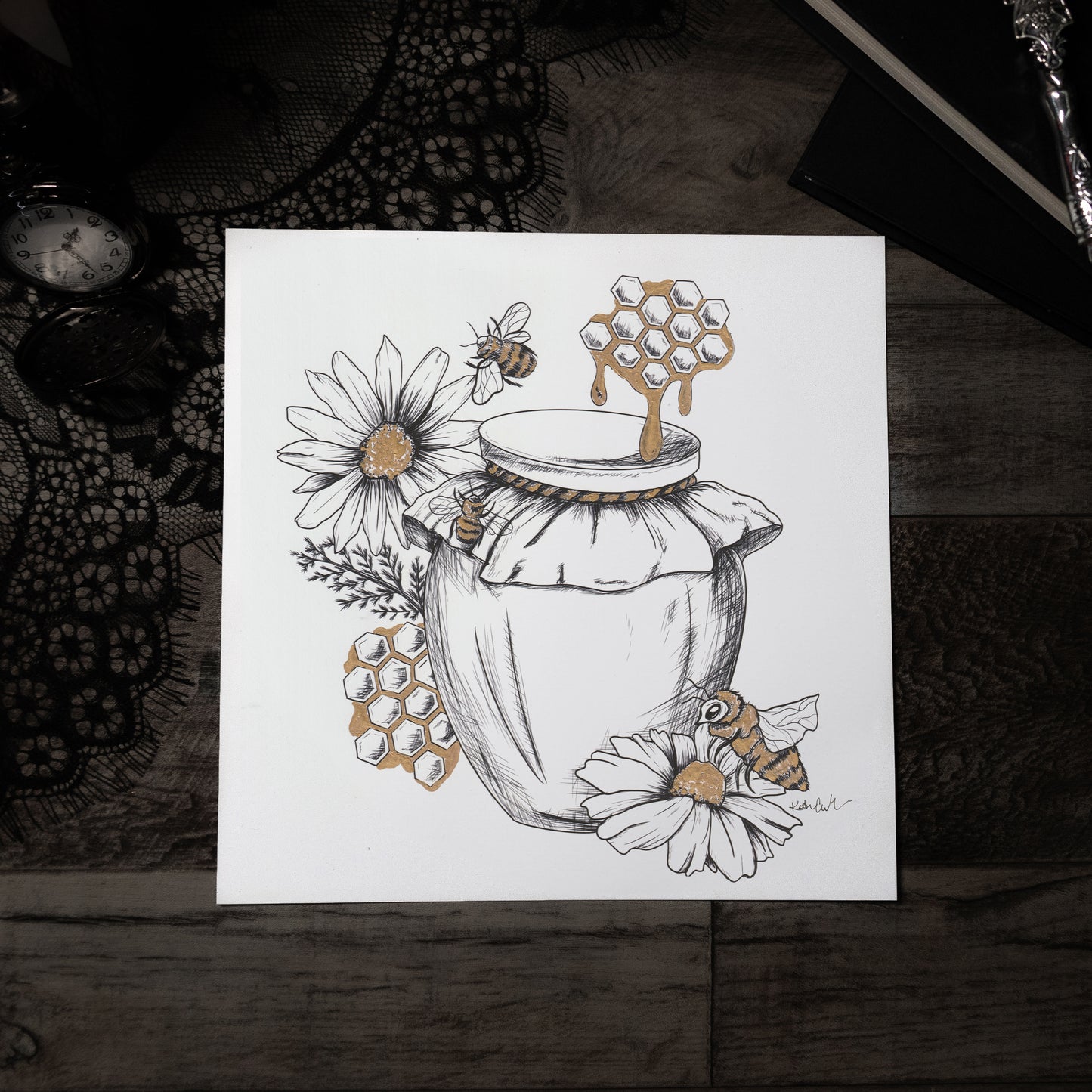 Midsummer Hex Art Print