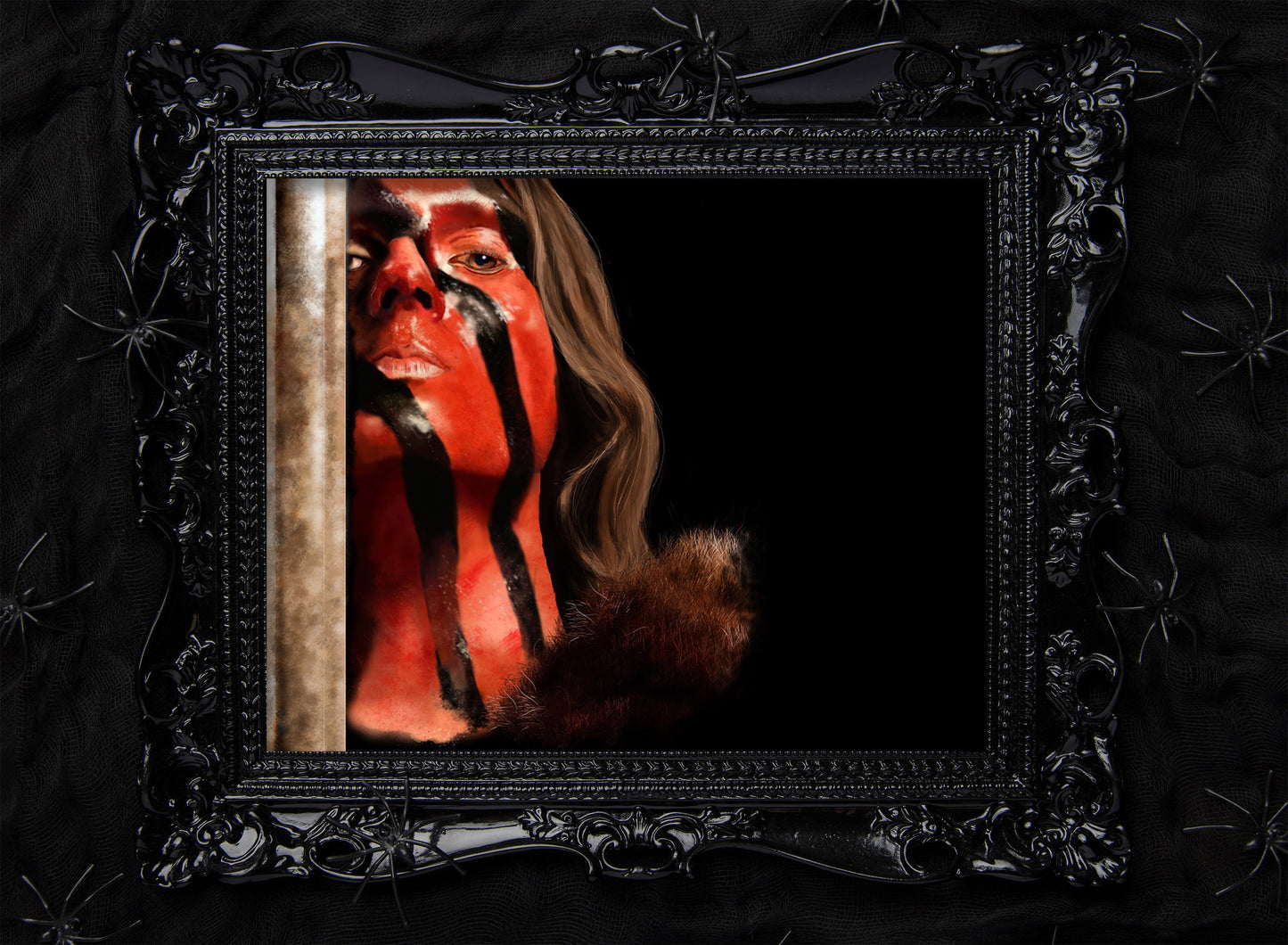 The Painted Warrior: Echoes of Strength