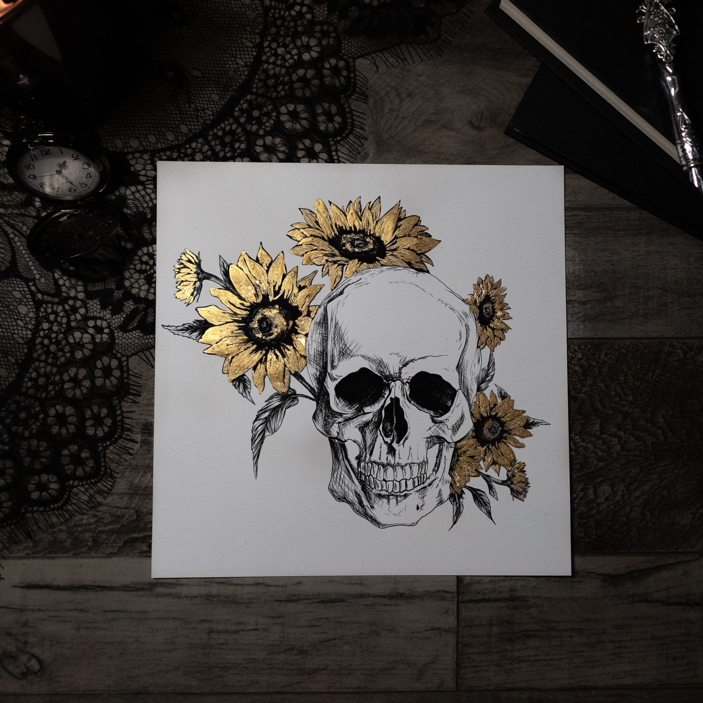 Bones Beneath Sunflowers