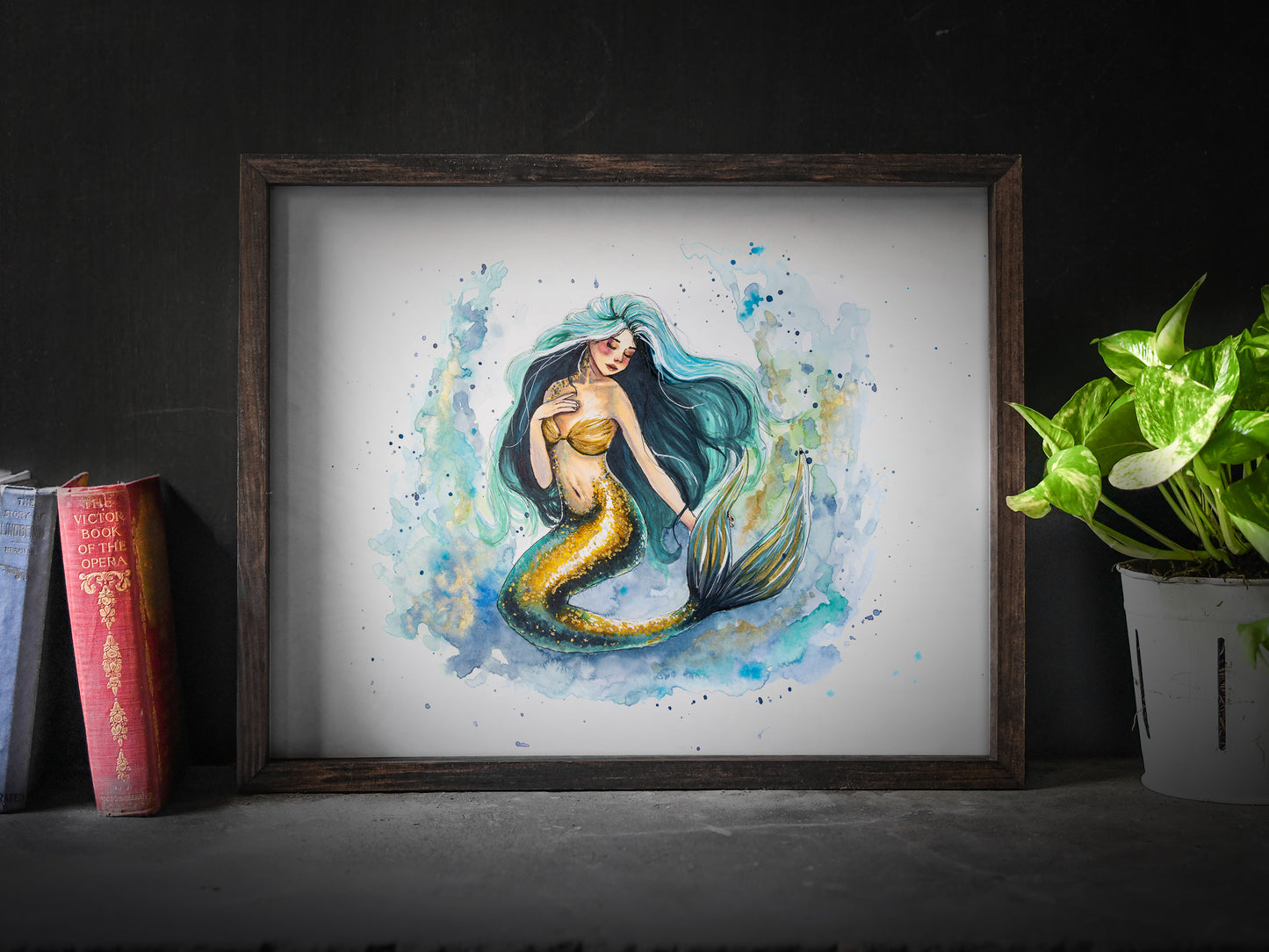 Glimmer of the Deep Art Print