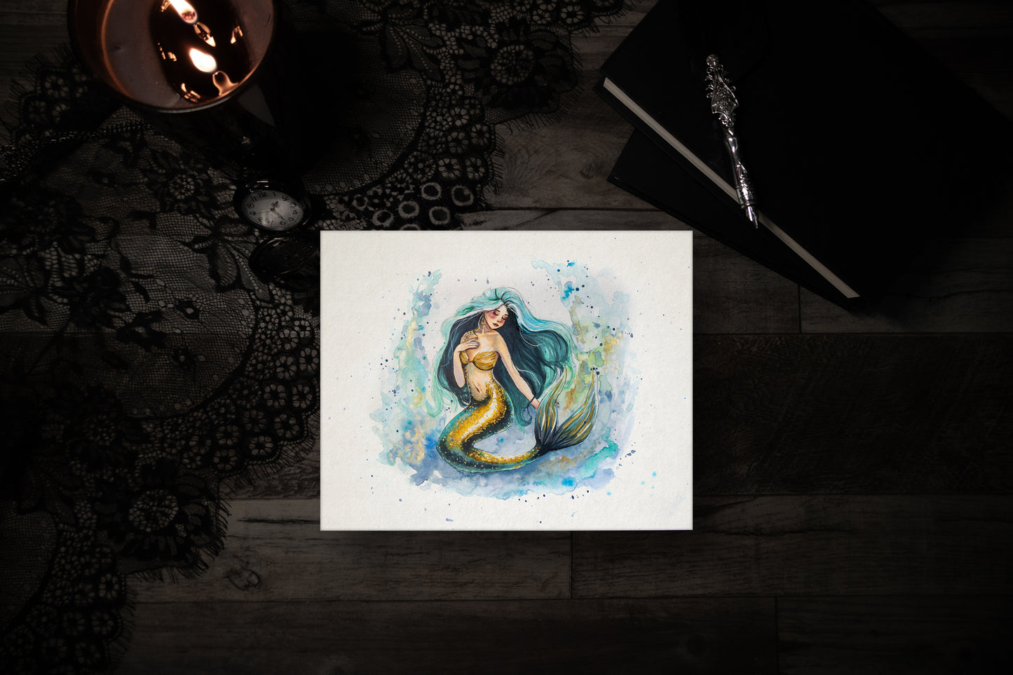 Glimmer of the Deep Art Print